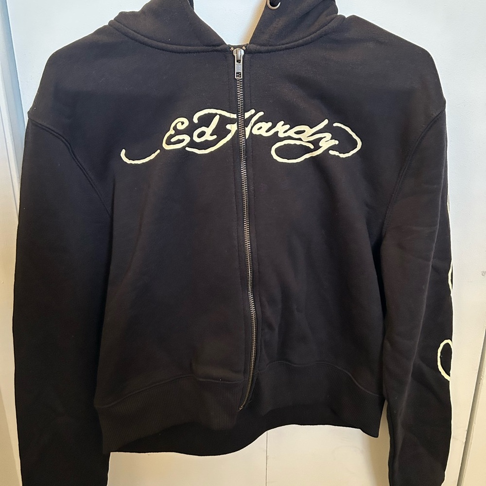 Ed Hardy Black Hoodie